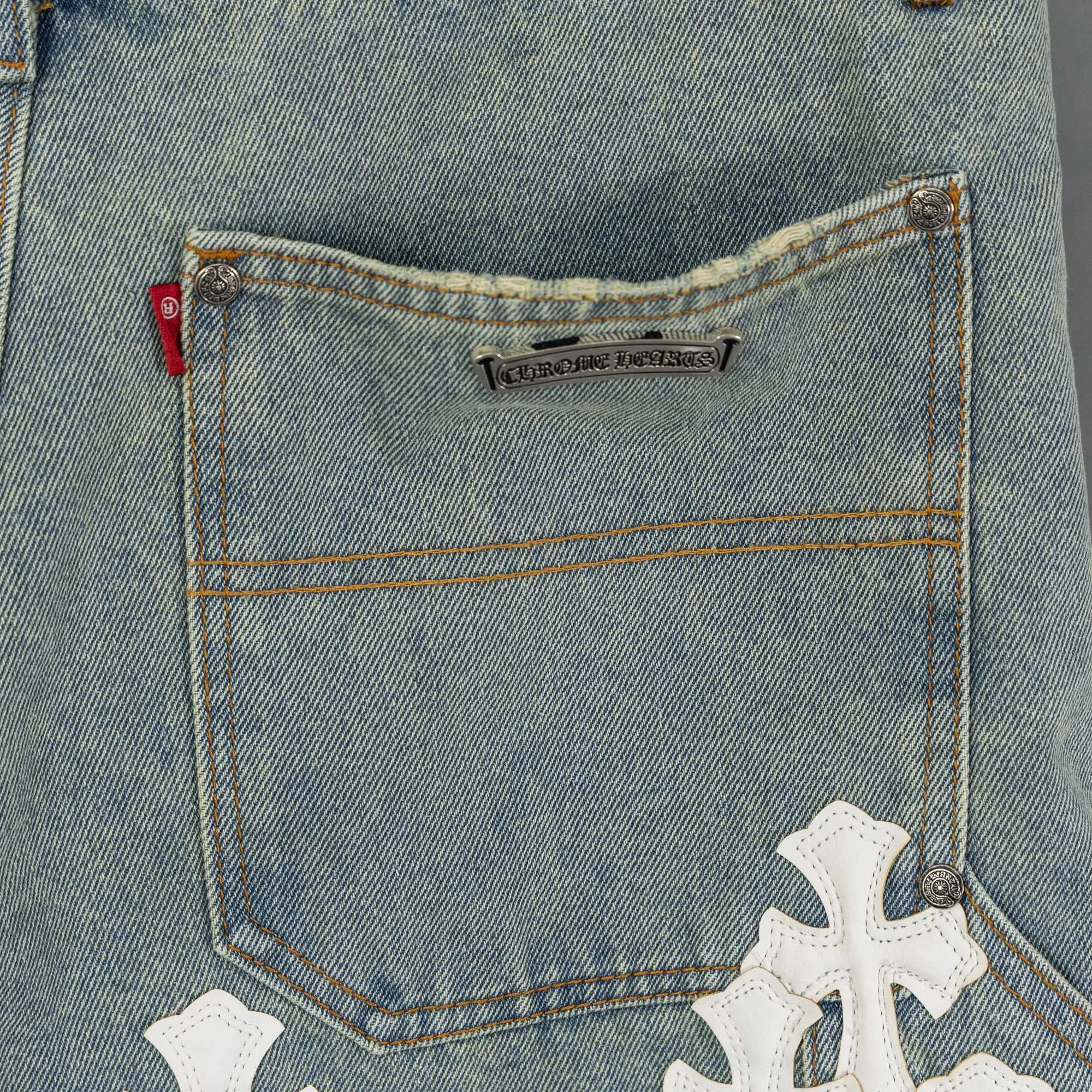 （ ） 155 vintage levis remake remake remake remake #CHROME HEARTS Same Style
